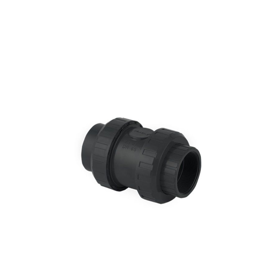 U-PVC Tek Taraf İçten Dişli Yaylı Çekvalf 32 mm