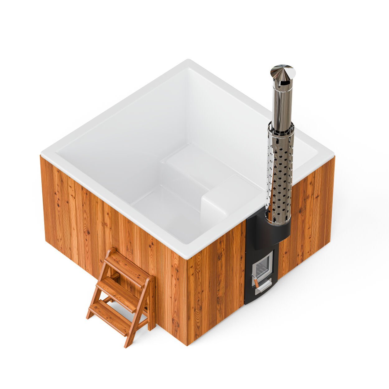 POLAR SPA ELITE QUATTRO Sobalı Dış Mekan Jakuzi Açık - 180 x 180 cm